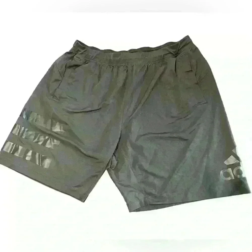 Adidas Shorts Men’s 2XL Large Black Climalite Running Basketball Athletic